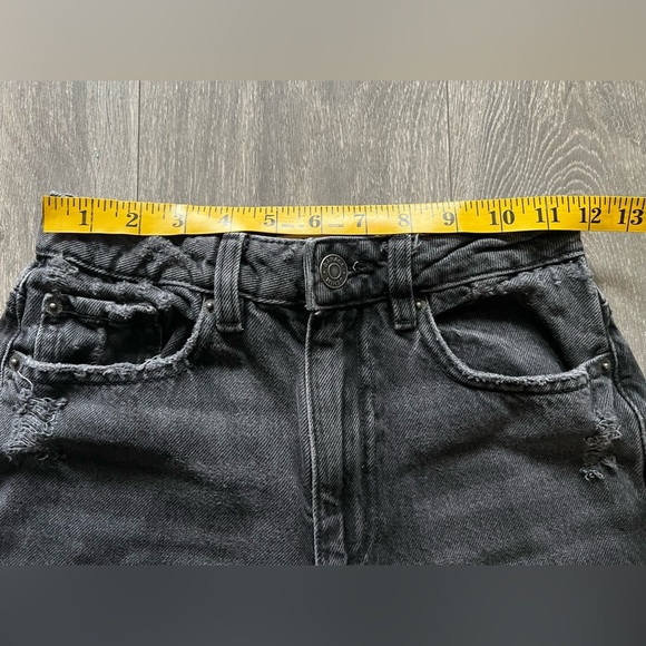 Garage Street Wide Leg Jean - Black Destructed size 00 - Picture 11 of 13